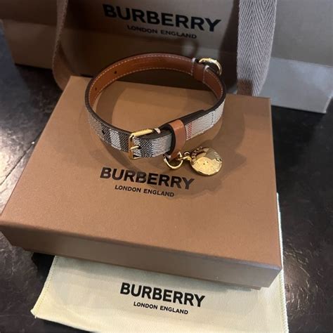 fake burberry dog collar|burberry dog collars for sale.